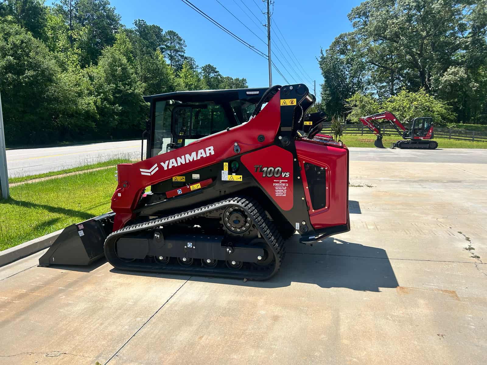 YanmarTL100skidsteer land clearing services